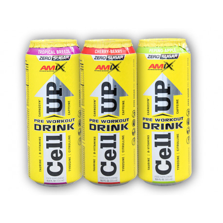 CellUP PreWorkout Drink 500ml - tropische Brise