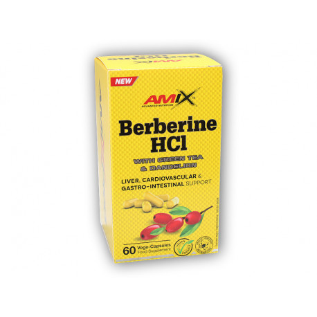 Berberin HCl + Grüner Tee &amp; Löwenzahn 60 cps