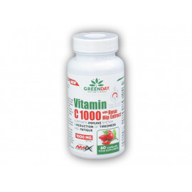 Vitamin C 1000mg mit Hagebutte 60cps