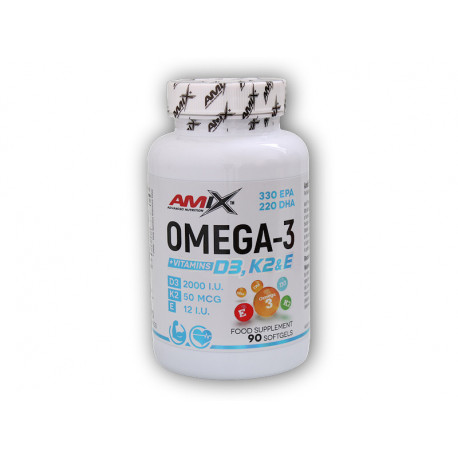 Omega 3 D3+K2+E 90 Kapseln