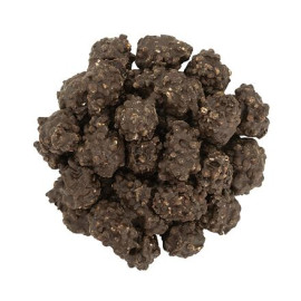 Heiße Schokoladenklumpen mit Preiselbeeren