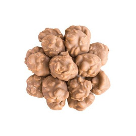 Schokoladenstückchen gesalzenes Karamell mit Erdnüssen