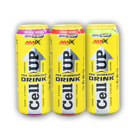 CellUP PreWorkout Getränk 500ml - Drachenflamme