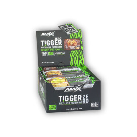 20x Tigger Zero Multi Layer Protein Riegel 60g - dunkle Schokolade Karamell