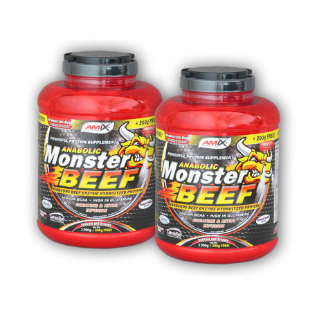 2x Anabolic Monster BEEF 90% Protein 2200g - Waldfrüchte