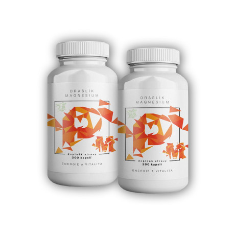 2x Kalium Magnesium, Kaliumcitrat + Magnesium Malat 200 pflanzliche Kapseln