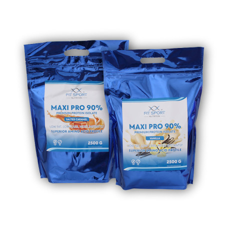2x Maxi Pro 90% 2500g - Kokosnuss weiße Schokolade