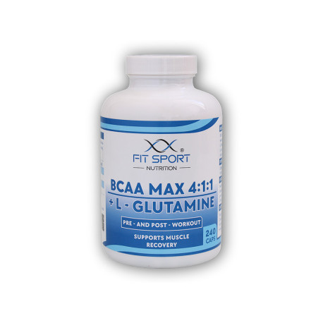 BCAA MAX 4:1:1 + L-Glutamin 240 Kapseln