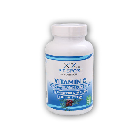 Vitamin C 1000mg mit Hagebutten 120 vegetarische Tabletten