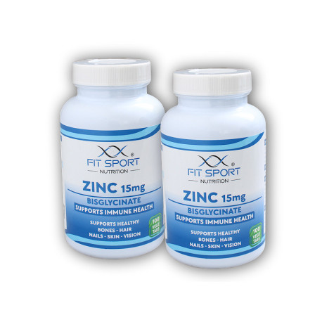 2x Zink 15mg Bisglycinat 100 veggie Tabletten - Zink
