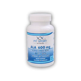 ALA 600mg Alpha-Liponsäure + Chrom 120 Tabletten - Kyselina Alfa Lipoová