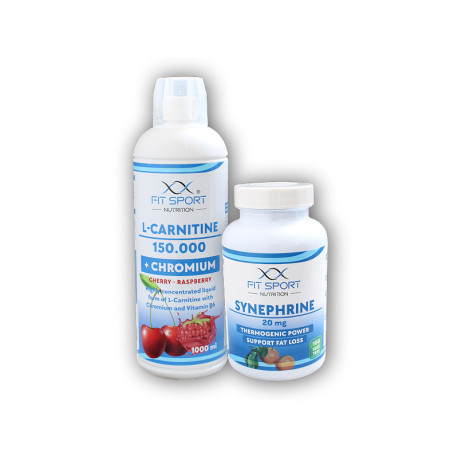 L-Carnitin 150000 + Chrom l000ml + Synephrin 20mg 100 veggie Kapseln - orange