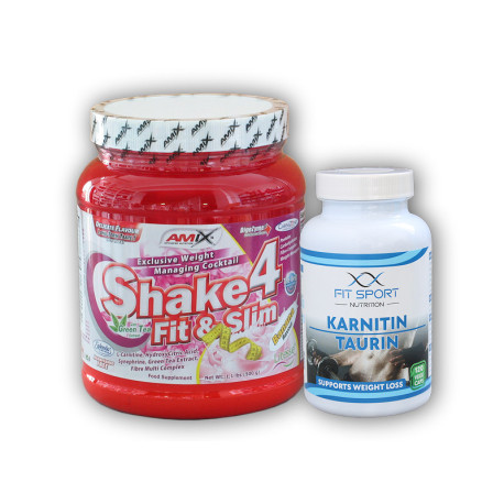 Carnitin Taurin 120cp + Shake4 500g - - Schokolade