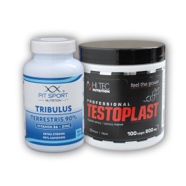 Tribulus 90% + B6 + Zink 100 Kapseln + Testoplast 800mg 100 Kapseln