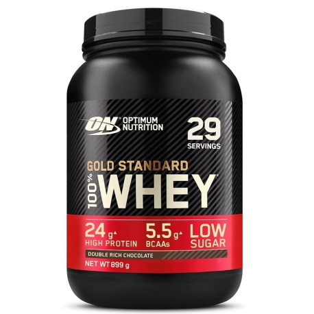 Optimum Nutrition 100% Whey Gold 900g Doppelt Reiche Schokolade