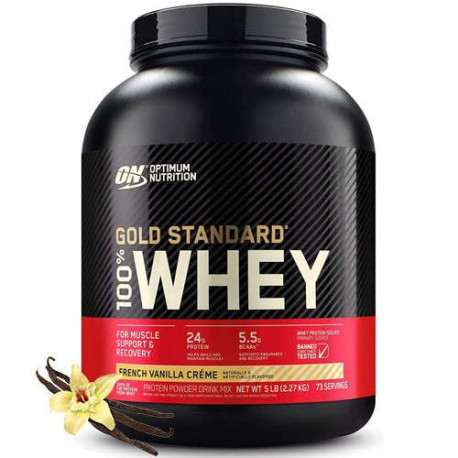 Optimum Nutrition 100% Whey Gold 2270g Vanilleeis