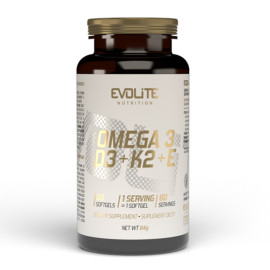 Evolite Omega 3 + D3 + K2 MK7 + E 60 Kapseln