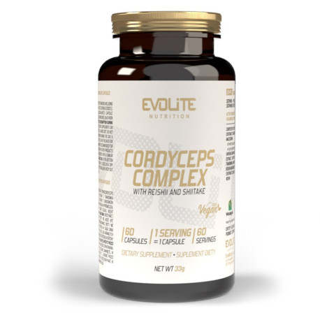 Evolite Nutrition Cordyceps Komplex 60 vegetarische Kapseln