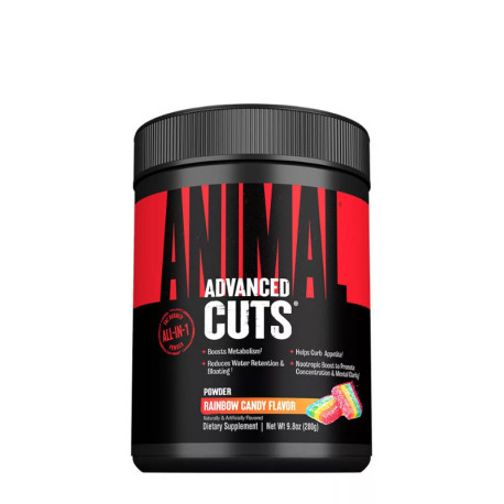 Universal Animal Cuts Pulver 280g Regenbogen Bonbons