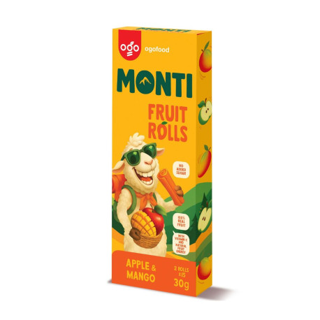 MONTI Frucht Tube Apfel & Mango - 30g