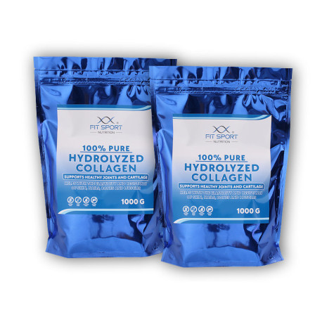 2x 100% reines hydrolysiertes Kollagen 1000g + hydrolysiertes Kollagen