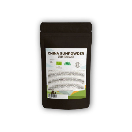 China Gunpowder Grade 1 Grüner Tee BIO 100g