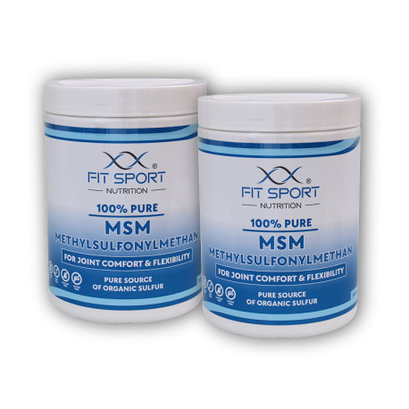 2x 100% reines MSM – Methylsulfonylmethan 500g – Organischer Schwefel