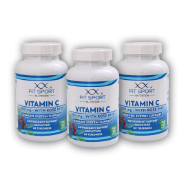 3x Vitamin C 500 mg mit Hagebutten 130 Cap