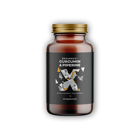 Curcumin &amp; Piperine 60 Kräuterkapseln Curcumin