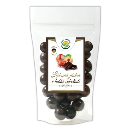 Haselnusskörner in dunkler Schokolade 300g