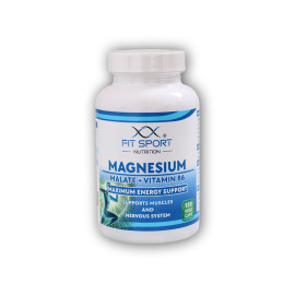 Magnesium-Malat + Vitamin B6 120 Gemüsekapseln – Energie-Magnesium