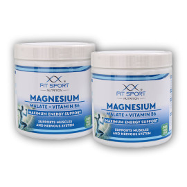 2x Magnesiummalat + Vitamin B6 360 Gemüsekapseln – Energy Magnesium