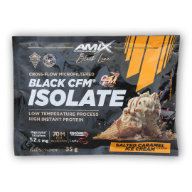 Black Line Black CFM Isolat 35g – milchige weiße Schokolade