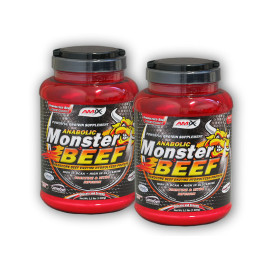 2x Anabolic Monster BEEF 90% Protein 1000g – Vanille-Limette