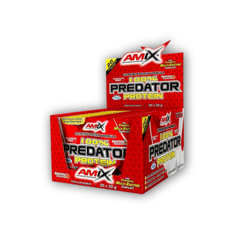 10x 100% Predator Protein 30g – SONDERANGEBOT – Erdbeere