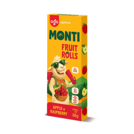 MONTI Fruchttube Apfel & Himbeere – 24x30g