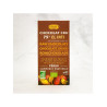 Dunkle Schokolade 75 % Kakao Criollo mit Mandeln und Rosinen – 100 g