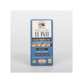 El Inti Schokolade 63 % mit Bio-Haselnüssen – 100 g