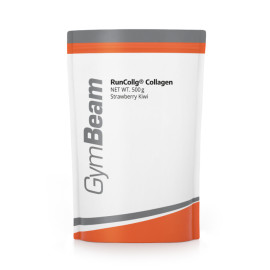 RunCollg® Hydrolysiertes Kollagen mit Vitamin C - GymBeam - Kiwi Erdbeere - 500 g