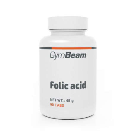 Folsäure (Vitamin B9) – GymBeam – 90 Tabletten.