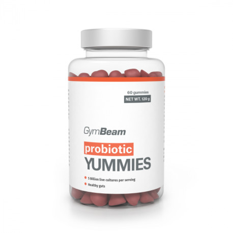 Probiotika Yummies – GymBeam – Kirsche – 60 Säckchen.