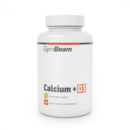 Kalzium + Vitamin D3 - GymBeam - 120 Säckchen.
