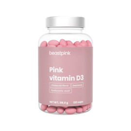 Pink Vitamin D3 2000 IE - BeastPink - 120 Säckchen