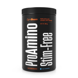 ProAMINO Stim-frei - GymBeam - Blue Raspberry - 390 g
