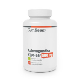 Ashwagandha KSM-66® 500mg - GymBeam - 90 Kapseln.