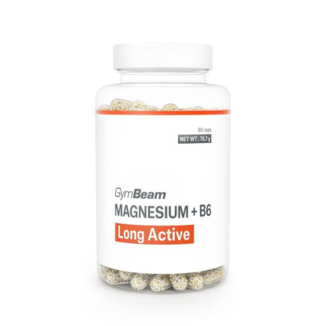 Magnesium + B6 Langanhaltend - GymBeam - 90 Tabletten.