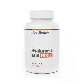 Hyaluronsäure Forte – GymBeam – unaromatisiert – 180 Tab.