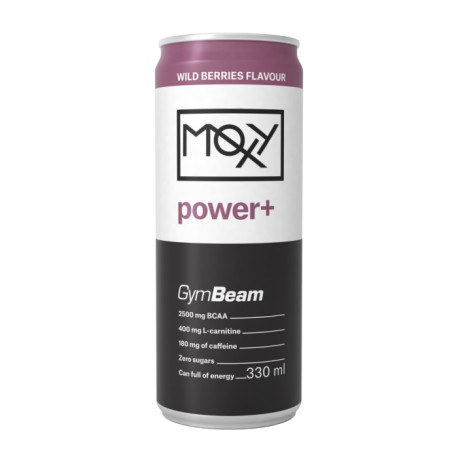 MOXY power+ Energy Drink 330 ml - GymBeam - Waldfrüchte
