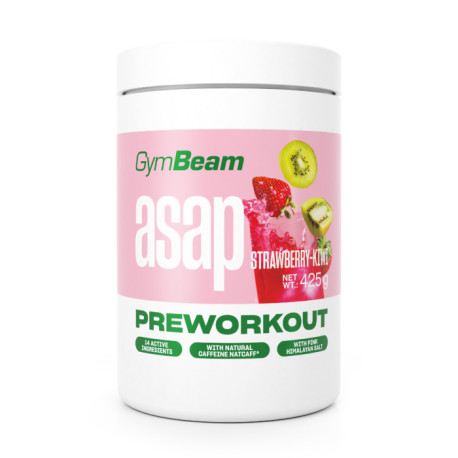 ASAP Pre-Workout – GymBeam – Kiwi Strawberry – 425 g