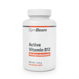 Aktives Vitamin B12 (Methylcobalamin) – GymBeam – 90 Säckchen.